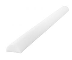 CanDo half-round foam roller, 3 x 36", white