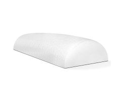 CanDo half-round foam roller, 3 x 12", white
