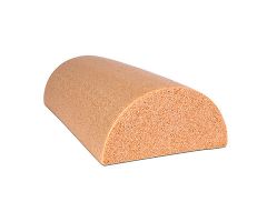CanDo Plus antimicrobial foam roller, half-round, 6 x 12"