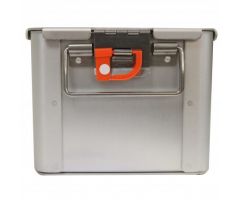White Container Lock With Plasma Dot