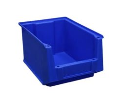 Blue Open Front Container 14.75L X 16.5W X 7H In