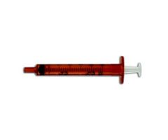 Syringe Oral Enteral 10cc Amber 500/Ca