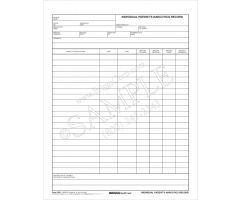 Individual Patients Narcotics Record Form ( pack of 5)