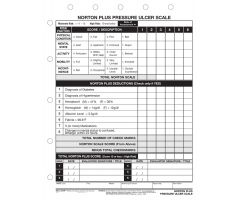 Norton Plus Pressure Ulcer Scale Form ( Pack of 2)
