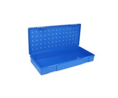 Hinged Top Perforated Tray 7.75W X 17.5L X 2.375H