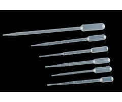 3ml Pasteur Pipette, dispenser style, bulk, Non-sterile, 500/pk, 5000/cs