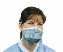 Particulate Respirator / Surgical Mask Critical Cover  PFL  Medical N95 Chamber Elastic Strap One Size Fits Most Teal Stripe NonSterile ASTM Level 3 Adult
