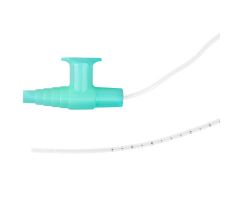 Single Suction Catheter - Graduated w/ Control Valve, 6 Fr, Pediatric, 50/cs
