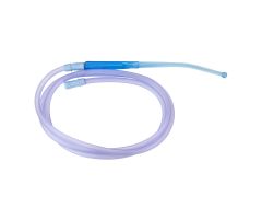 Yankauer Suction Handle, Bulb Tip Non-Vented, w/ Pre-Attached 1/4" x 6' Suct, 50/cs