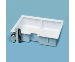 Deep Crash Cart Box w/ Clear Slide-In Lid, 4-3/4"H