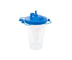 Disposable Suction Canister w/ Float Valve Shutoff, 1200 cc, 40/cs