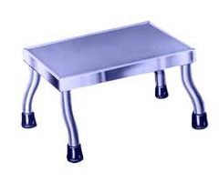 Step Stool with Handrail Kent MRI 1-Step Stainless Steel 8 Inch Step Height 323380