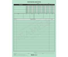 Restorative Aide Notes Form