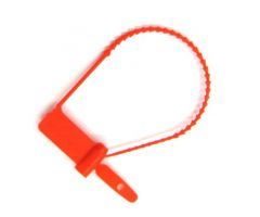 Tamper Evident Seal Cynch-Loks UnNumbered Red Plastic 6 Inch