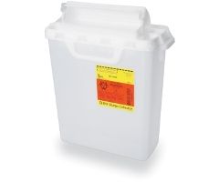 Sharps Container BD Pearl Base 12-1/2 H X 10-4/5 W X 6 D Inch Horizontal Entry 2 Gallon