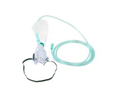 Non-Rebreather Elongated Mask w/ 7' (2.1 m) tubing, 600 ml R, Pediatric/Standard Connector, 50/cs