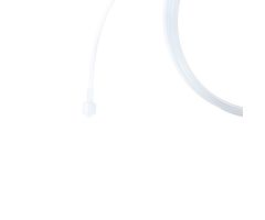 Oxygen CO2 w/ 7' (2.1 m) Sampling Line w/ Filter, Male/Male Connector, 25/cs