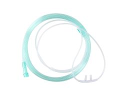 Nasal Oxygen Cannula Standard Tip w/ 4' (1.2 m) Crush Resist, Adult/Standard Connector, 50/cs