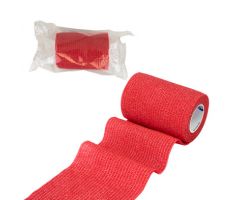 Sensi Wrap, Self-Adherent Wrap - Latex Free, 2" X 5 yds Red
