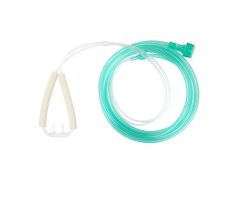 Nasal Oxygen Cannula Cushion Tip w/Advantage Ear Foam w/ 4', Adult/Standard Connector, 50/cs