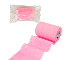 Sensi Wrap, Self-Adherent - Latex Free, 4" X 5 yds Pink