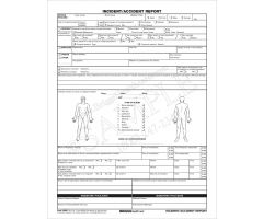 Incident/Accident Report Form ( pack of 10)