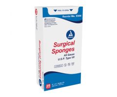 Surgical Gauze Sponge - Sterile 2's, 8" x 4" 12 Ply