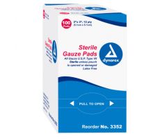 Gauze Pad - Sterile 1's, 2" x 2" 12 Ply