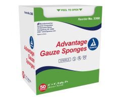 Gauze Sponge - Sterile 2's, 4" x 4" 8 Ply
