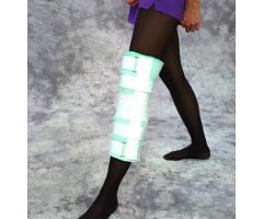 Knee Immobilizer One Size Fits Most Hook and Loop Closure 20 Inch Length Left or Right Knee