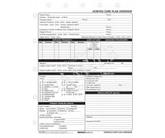 Hospice Care Plan Overview Form