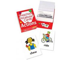 Preschool Vocabulary Cards: Actions