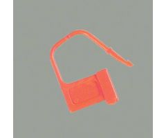 Heavy-Duty Padlock Seal Health Care Logistics UnNumbered Red acetal Resin 7/8 X 1-3/8 Inch