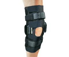 Knee Immobilizer ProCare Medium Hook and Loop Closure 17 Inch Length Left or Right Knee