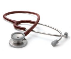 Clinician Stethoscope Adscope 603 Burgundy 1-Tube 22 Inch Tube Double Sided Chestpiece
