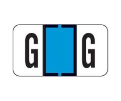 Jeter Compatible "G" LabelsLt Blue 500/Rl