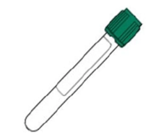Vacutainer Venous Blood Collection Tube Green 6mL Cnvntnl Clsr Plstc 100/Bx