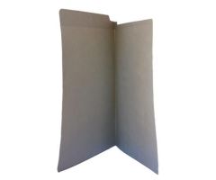 11 Pt End-Tab Folders 1 Fstnr Gray 50/Bx 50/Bx
