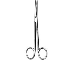Dissecting Scissors Sklar Metzenbaum-Lahey 5-3/4 Inch Length OR Grade Stainless Steel NonSterile Finger Ring Handle Straight Blunt Tip / Blunt Tip