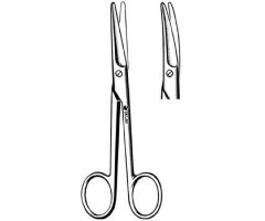 Dissecting Scissors Sklarlite Mayo 5-1/2 Inch Length OR Grade Stainless Steel NonSterile Finger Ring Handle Curved Blunt Tip / Blunt Tip
