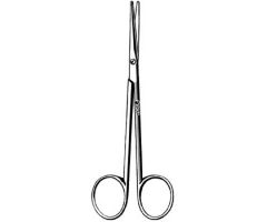 Dissecting Scissors Sklarlite XD Metzenbaum-Lahey 4-1/2 Inch Length OR Grade Stainless Steel NonSterile Finger Ring Handle Straight Blunt Tip / Blunt Tip