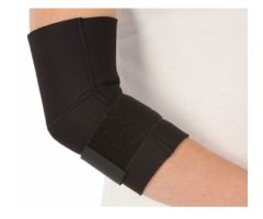 Elbow Support PROCARE Small Pull on with Strap Tennis Elbow Left or Right Elbow Black
