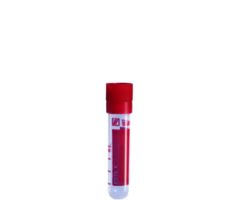 Sample tube, EDTA K3E, 2 ml, cap red, (Lx): 55 x 12 mm, with print