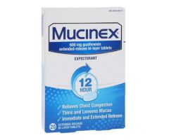 Mucinex Tablets 600mg Extended Release 24 BX/CA