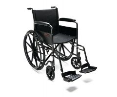 W/C Advantage Lx 18X16D Dsk Elr E&J Nylon Upholstery - 300Lb