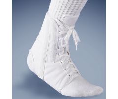 FLA Orthopedics 40-311 Canvas Lace-Up Ankle Braces, 40-311-L