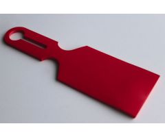Pet - Red Tray Label Horizontal 6.5" X 4"
