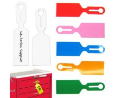 Pet - Paper Instrument Tray Label - Florescent Pink