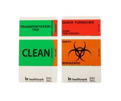 Quick Turnover Self-Looping Label - 8.5 X 2.5 Inches
