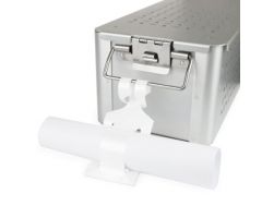 Pet White W/Slot Paper Tray Label 8.5L X 2.5W